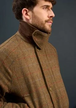 Surrey Waterproof Tweed Coat In Hawkswood - Shooting Fit 8 Surrey Waterproof Tweed Coat In Hawkswood - Shooting Fit -Alan Paine Fashion Store Mens Tweed Coat Green Check 2 fotor 202509089915