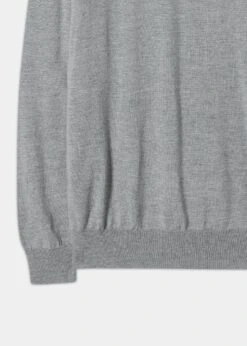 Radstone Men's Merino Wool Jumper In Grey Mix - Regular Fit 5 Radstone Men's Merino Wool Jumper In Grey Mix - Regular Fit -Alan Paine Fashion Store Merino Wool Jumper Grey Mix 2