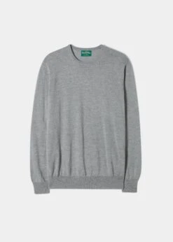 Radstone Men's Merino Wool Jumper In Grey Mix - Regular Fit