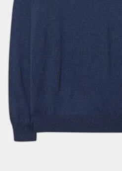 Radstone Men's Merino Wool Jumper In Indigo - Regular Fit 15 Radstone Men's Merino Wool Jumper In Indigo - Regular Fit -Alan Paine Fashion Store Merino Wool Jumper Indigo 2