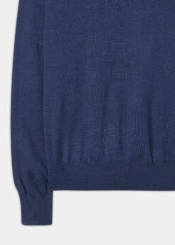 Millbreck Men's Merino Wool Jumper In Indigo - Regular Fit 13 Millbreck Men's Merino Wool Jumper In Indigo - Regular Fit -Alan Paine Fashion Store Merino Wool Jumper Indigo 2 f694b05d 421f 40fc 9e7e c47069150064