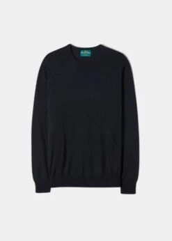 Radstone Men's Merino Wool Jumper In Dark Navy - Regular Fit