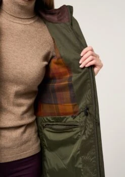 Milwood Women's Olive Jacket - Regular Fit 9 Milwood Women's Olive Jacket - Regular Fit -Alan Paine Fashion Store Milwood Womens Waterproof Coat Olive 4