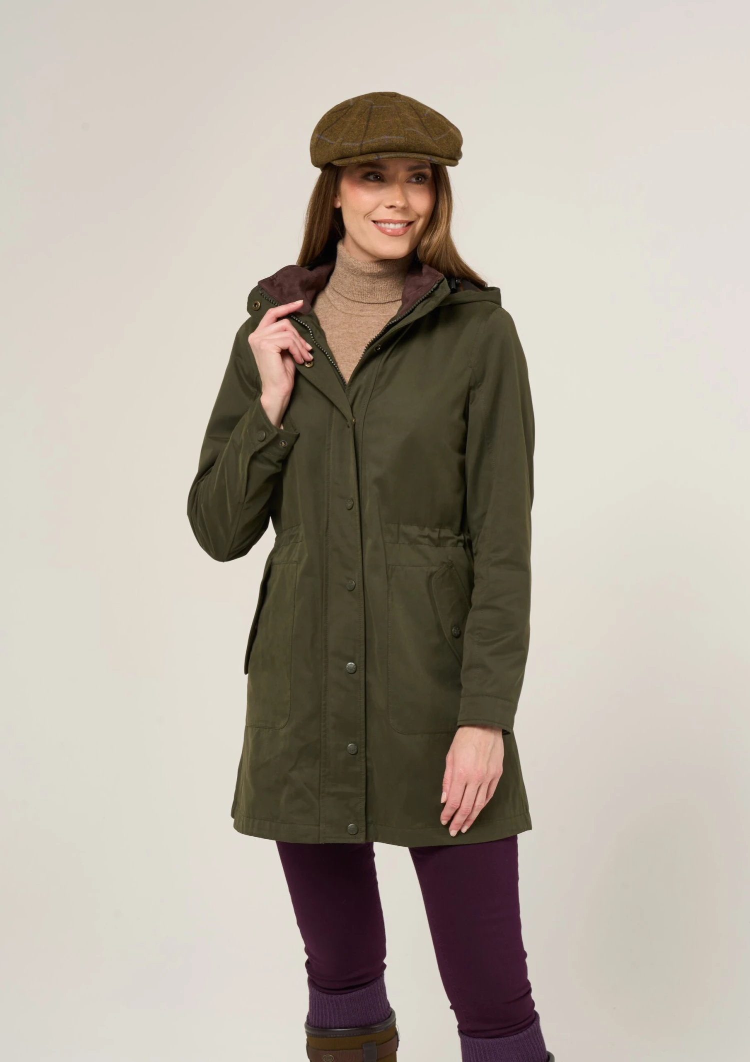 Milwood Women's Olive Jacket - Regular Fit 1 Milwood Women's Olive Jacket - Regular Fit
