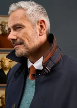 Mistfield Navy Raincoat -Alan Paine Fashion Store Mistfield Navy Raincoat 4