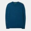 Radstone Men's Merino Wool Jumper In Bottle Blue - Regular Fit