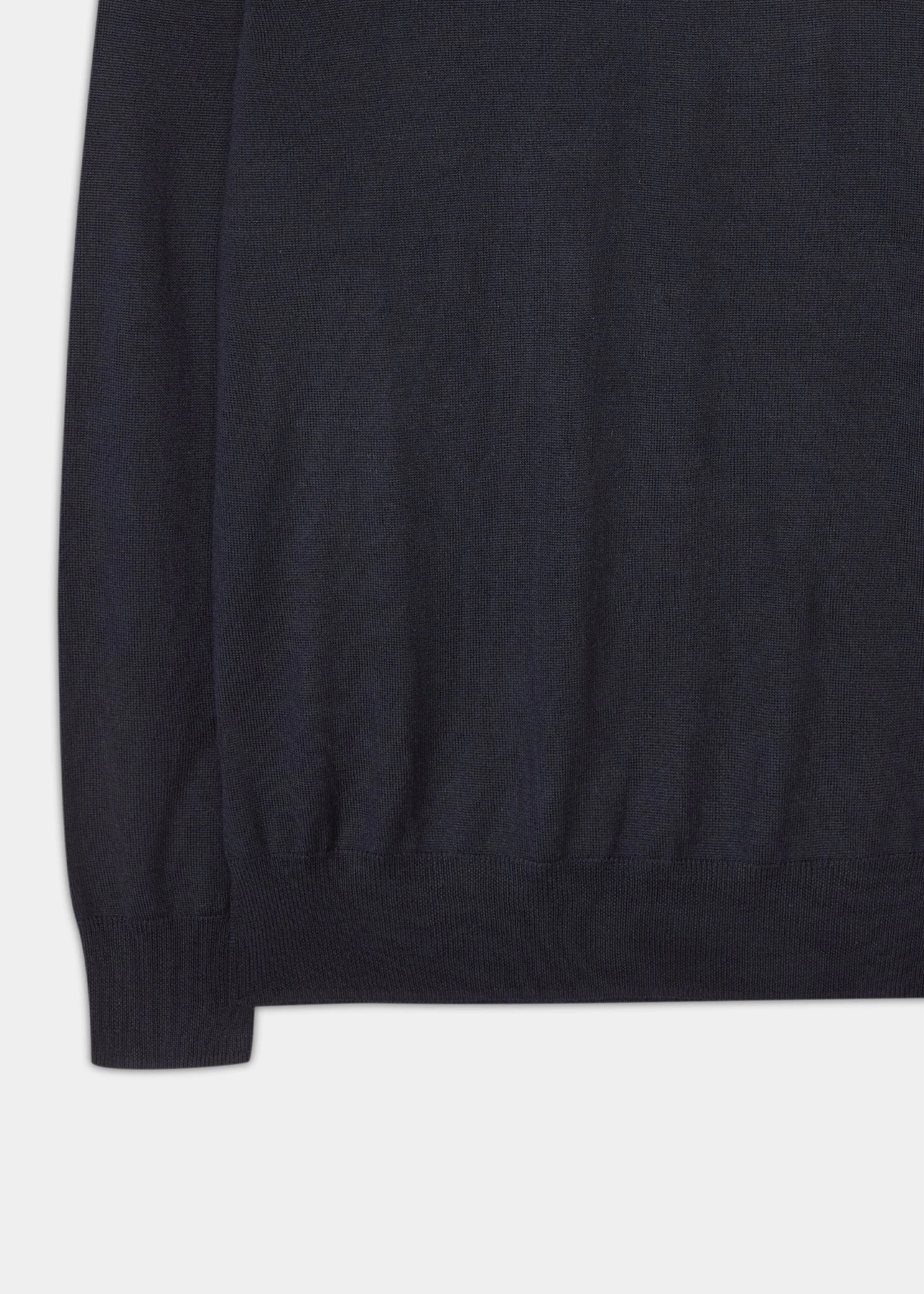 Linton Merino Wool Roll Neck Jumper In Dark Navy - Regular Fit 3 Linton Merino Wool Roll Neck Jumper In Dark Navy - Regular Fit - Image 3