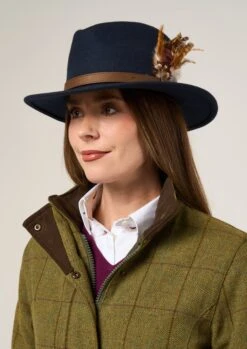 Rutland Ladies Tweed Waterproof Shooting Coat In Lichen -Alan Paine Fashion Store Rutland Ladies Tweed Shooting Coat Lichen 1