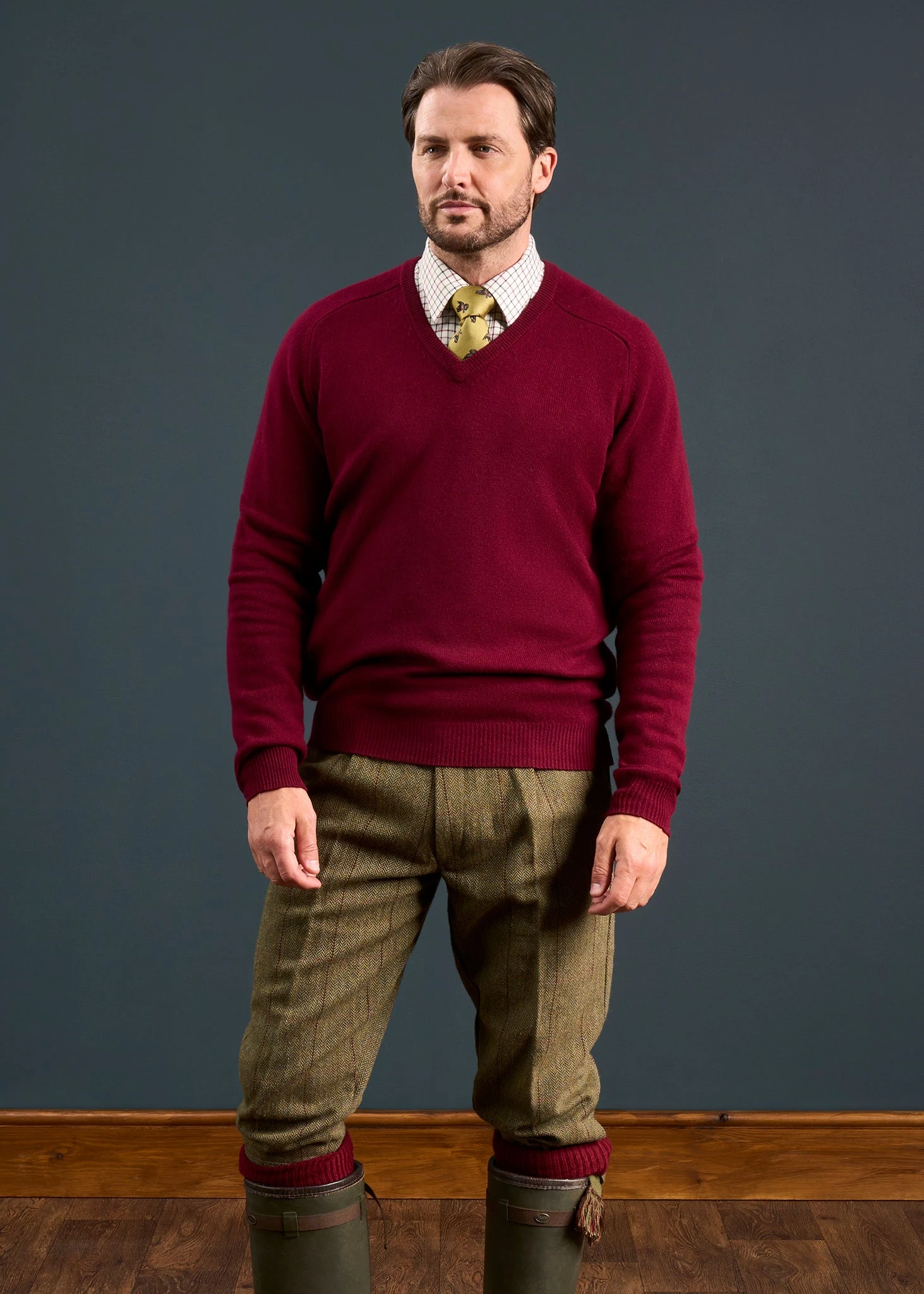 Rutland Men's Tweed Shooting Breeks In Oakley 2 Rutland Men's Tweed Shooting Breeks In Oakley - Image 2