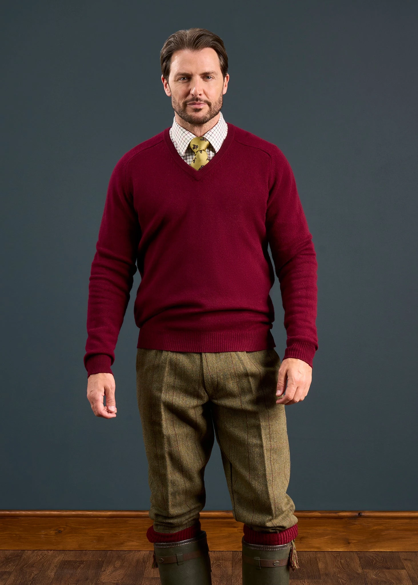 Rutland Men's Tweed Shooting Breeks In Oakley 4 Rutland Men's Tweed Shooting Breeks In Oakley - Image 4