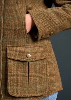 Surrey Ladies Tweed Coat In Marsh - Regular Fit 9 Surrey Ladies Tweed Coat In Marsh - Regular Fit -Alan Paine Fashion Store Surrey Ladies Tweed Coat Marsh 2