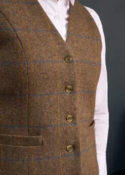 Surrey Ladies Tweed Waistcoat In Seabrook -Alan Paine Fashion Store Surrey Ladies Tweed Waistcoat Seabrook 5