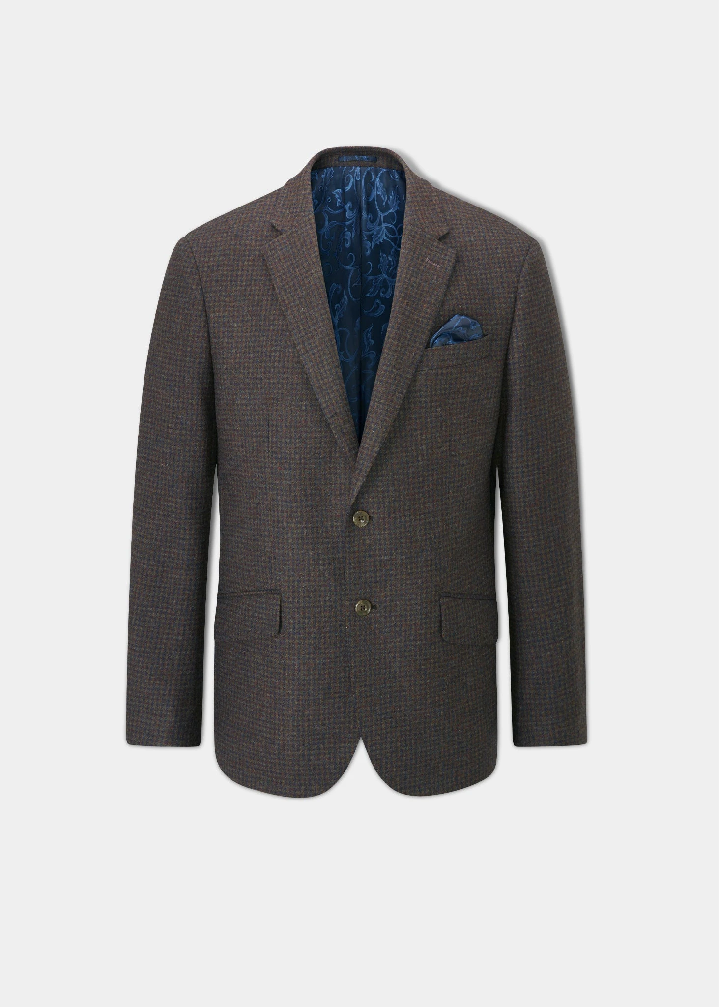 Surrey Tweed Lined Blazer In Bramble - Regular Fit 1 Surrey Tweed Lined Blazer In Bramble - Regular Fit