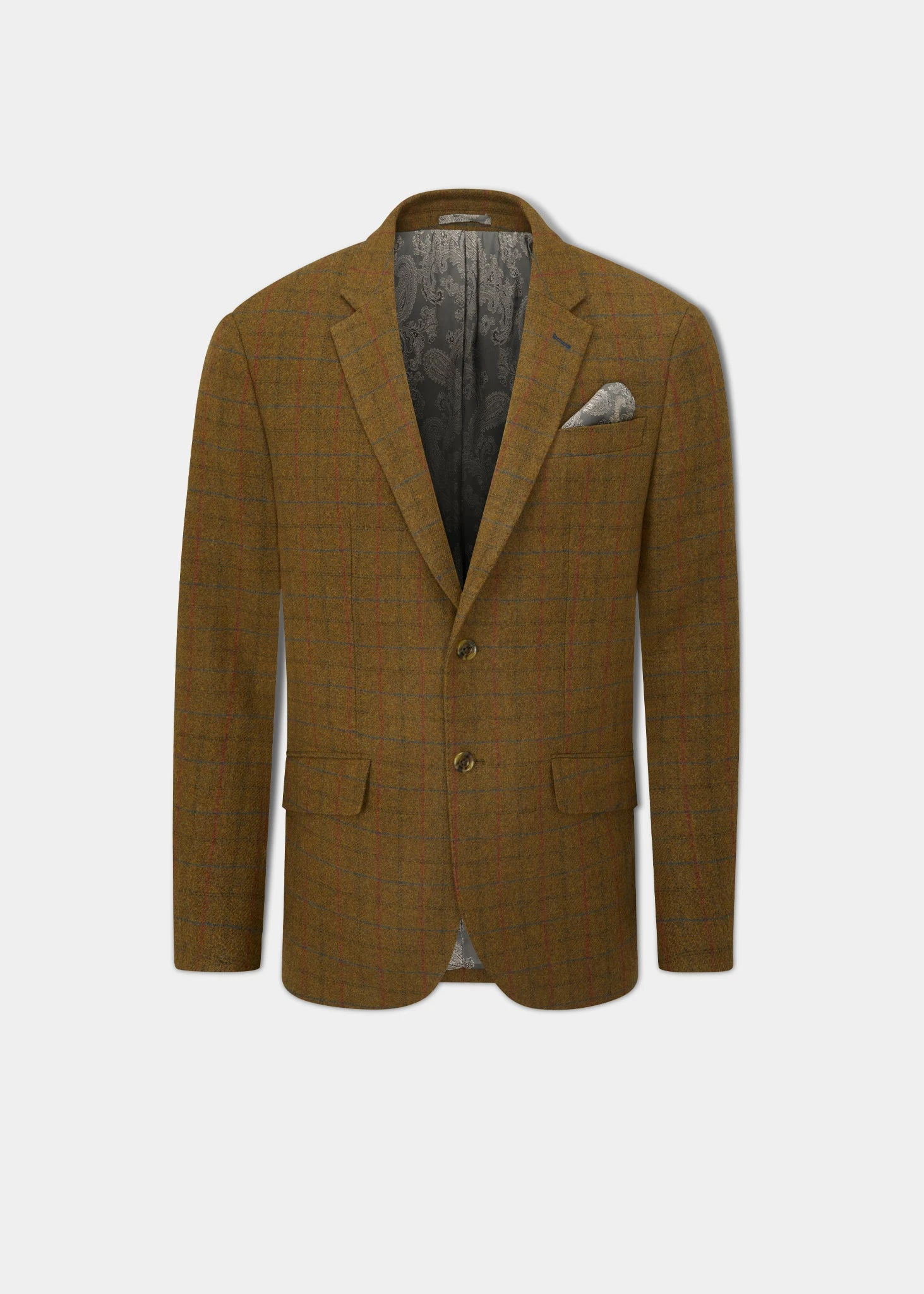 Surrey Tweed Lined Blazer In Moor - Regular Fit 1 Surrey Tweed Lined Blazer In Moor - Regular Fit