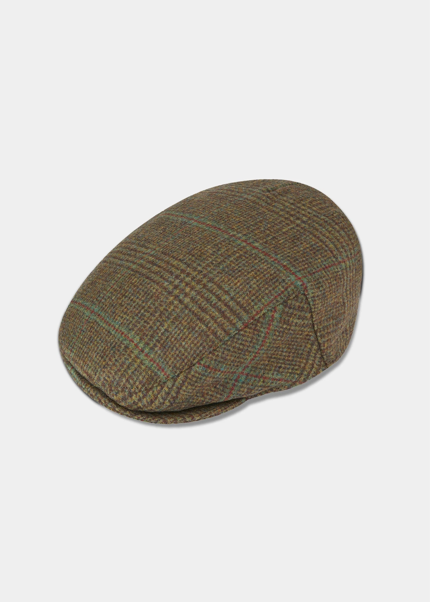 Surrey Men's Tweed Flat Cap In Marsh 1 Surrey Men's Tweed Flat Cap In Marsh