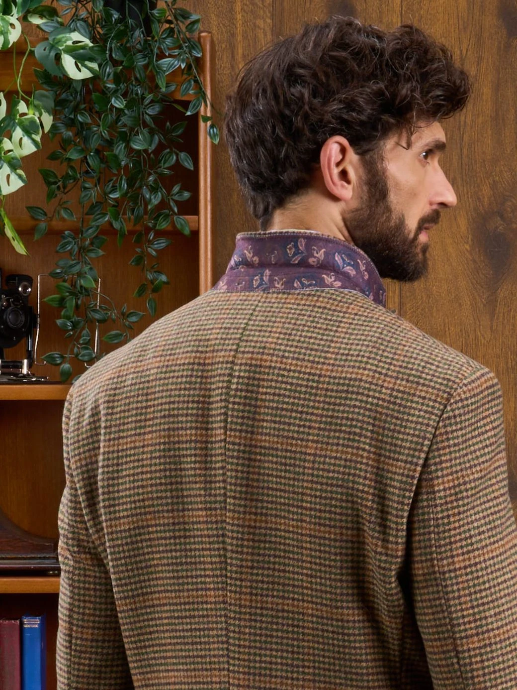 Surrey Tweed Lined Blazer In Sycamore - Regular Fit 6 Surrey Tweed Lined Blazer In Sycamore - Regular Fit - Image 6