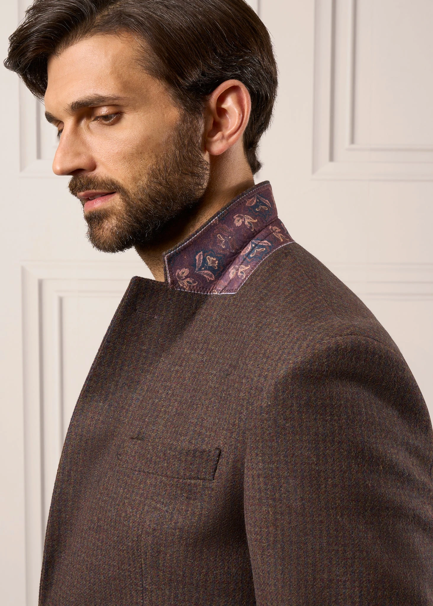 Surrey Tweed Lined Blazer In Bramble - Regular Fit 4 Surrey Tweed Lined Blazer In Bramble - Regular Fit - Image 4