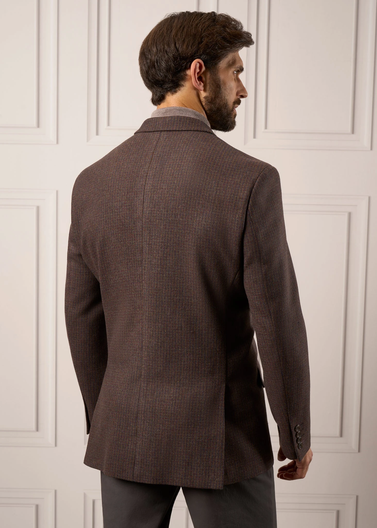 Surrey Tweed Lined Blazer In Bramble - Regular Fit 6 Surrey Tweed Lined Blazer In Bramble - Regular Fit - Image 6