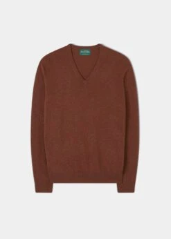 Albury Geelong Wool Jumper In Tiger - Regular Fit