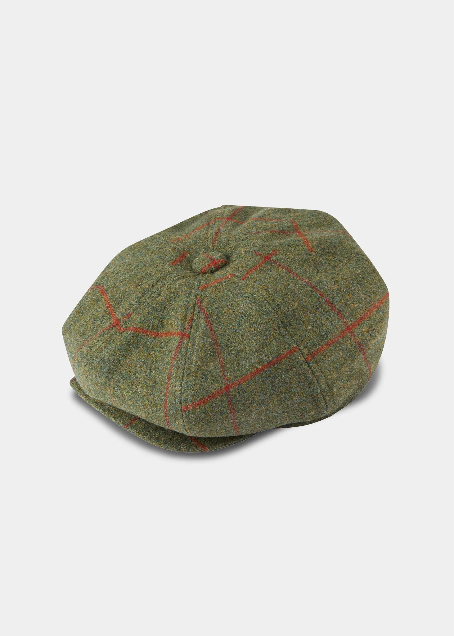 Combrook Men's Tweed Bakerboy Cap In Reed 1 Combrook Men's Tweed Bakerboy Cap In Reed