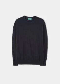 Melfort Cashmere Jumper In Dark Navy - Regular Fit