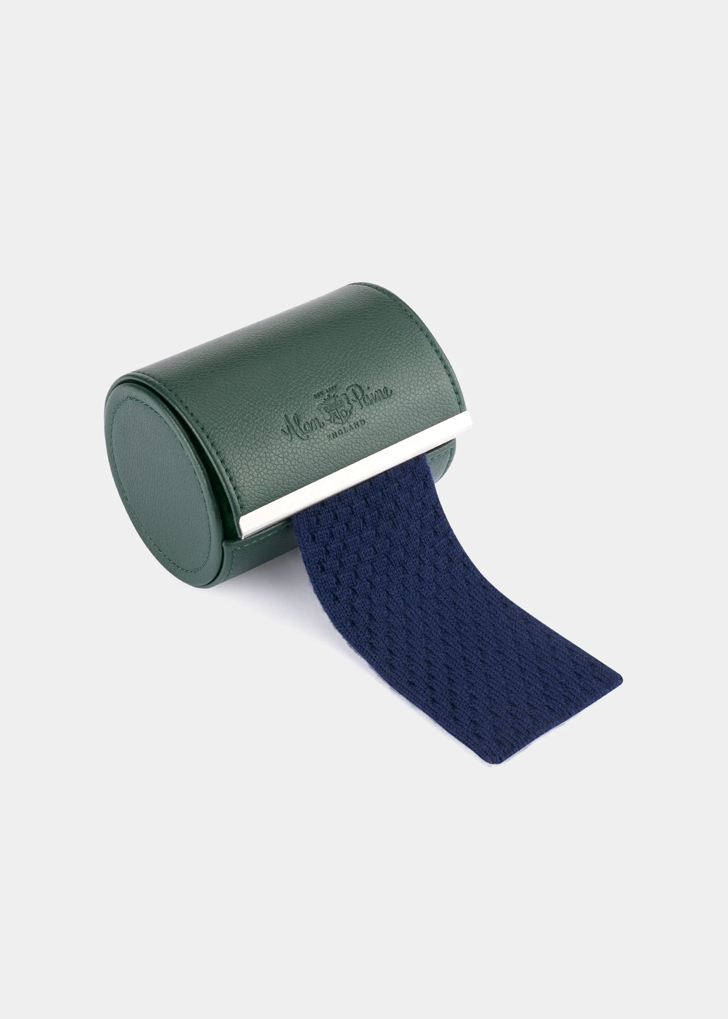 Men's Knitted Wool Tie In Navy 1 Men's Knitted Wool Tie In Navy