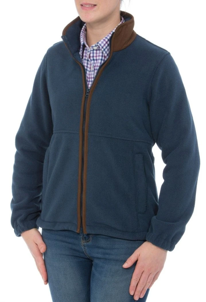 Aylsham Ladies Fleece Jacket In Blue Steel - Regular Fit 2 Aylsham Ladies Fleece Jacket In Blue Steel - Regular Fit - Image 2