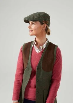 Combrook Unisex Tweed Country Cap In Heath -Alan Paine Fashion Store combrook womens tweed flat cap heath 2