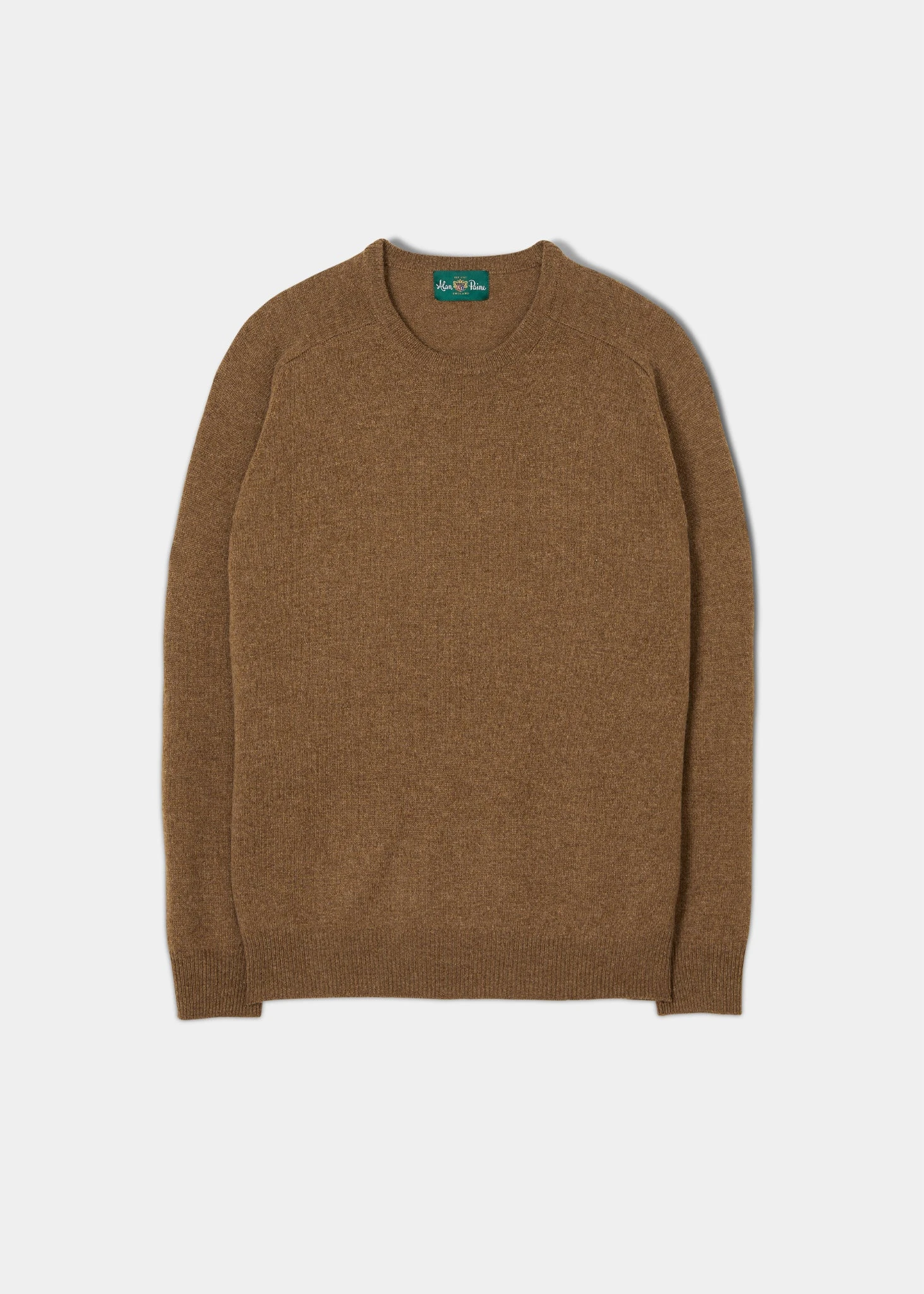 Dorset Men's Lambswool Jumper In Driftwood - Classic Fit 1 Dorset Men's Lambswool Jumper In Driftwood - Classic Fit