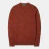 Dorset Men's Lambswool Jumper In Ember - Classic Fit