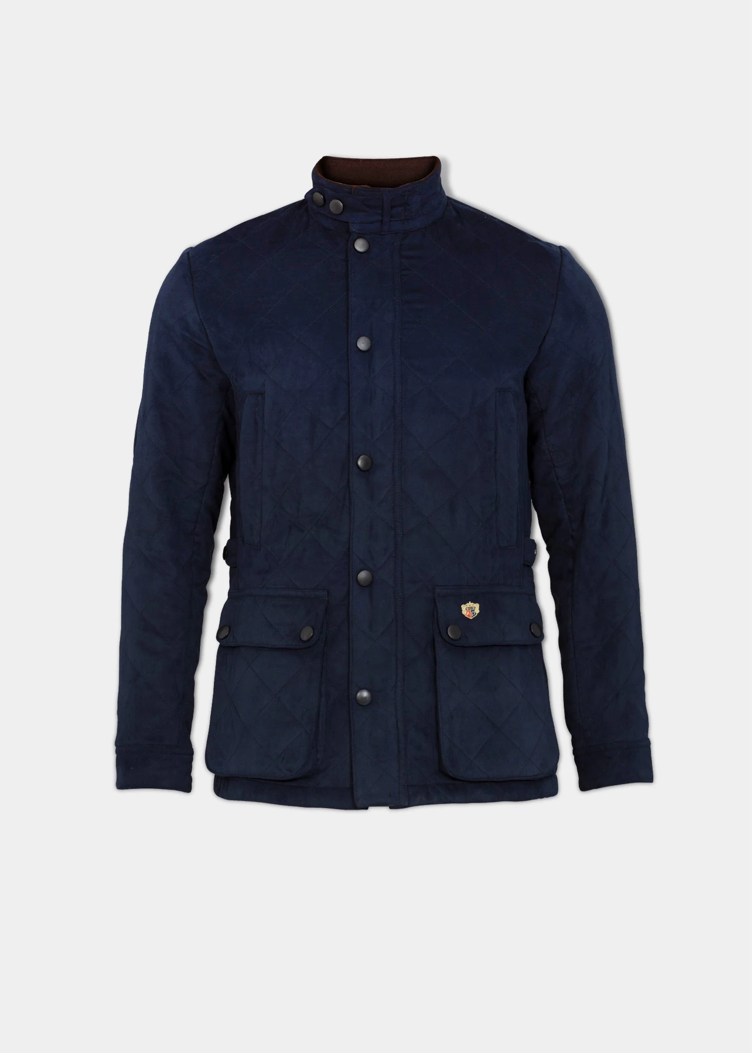 Felwell Men's Quilted Jacket In Dark Navy - Regular Fit 1 Felwell Men's Quilted Jacket In Dark Navy - Regular Fit