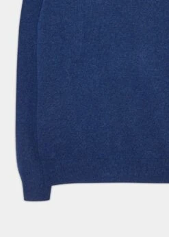 Brisbane Geelong Wool Jumper In Indigo - Regular Fit 15 Brisbane Geelong Wool Jumper In Indigo - Regular Fit -Alan Paine Fashion Store geelong wool jumper indigo 3