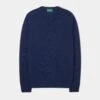 Kilsyth Men's Lambswool Jumper In Indigo - Regular Fit