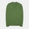 Kilsyth Men's Lambswool Jumper In Watercress - Regular Fit