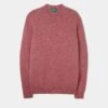 Kinnadie Supersoft Shetland Jumper In Red Clover- Regular Fit