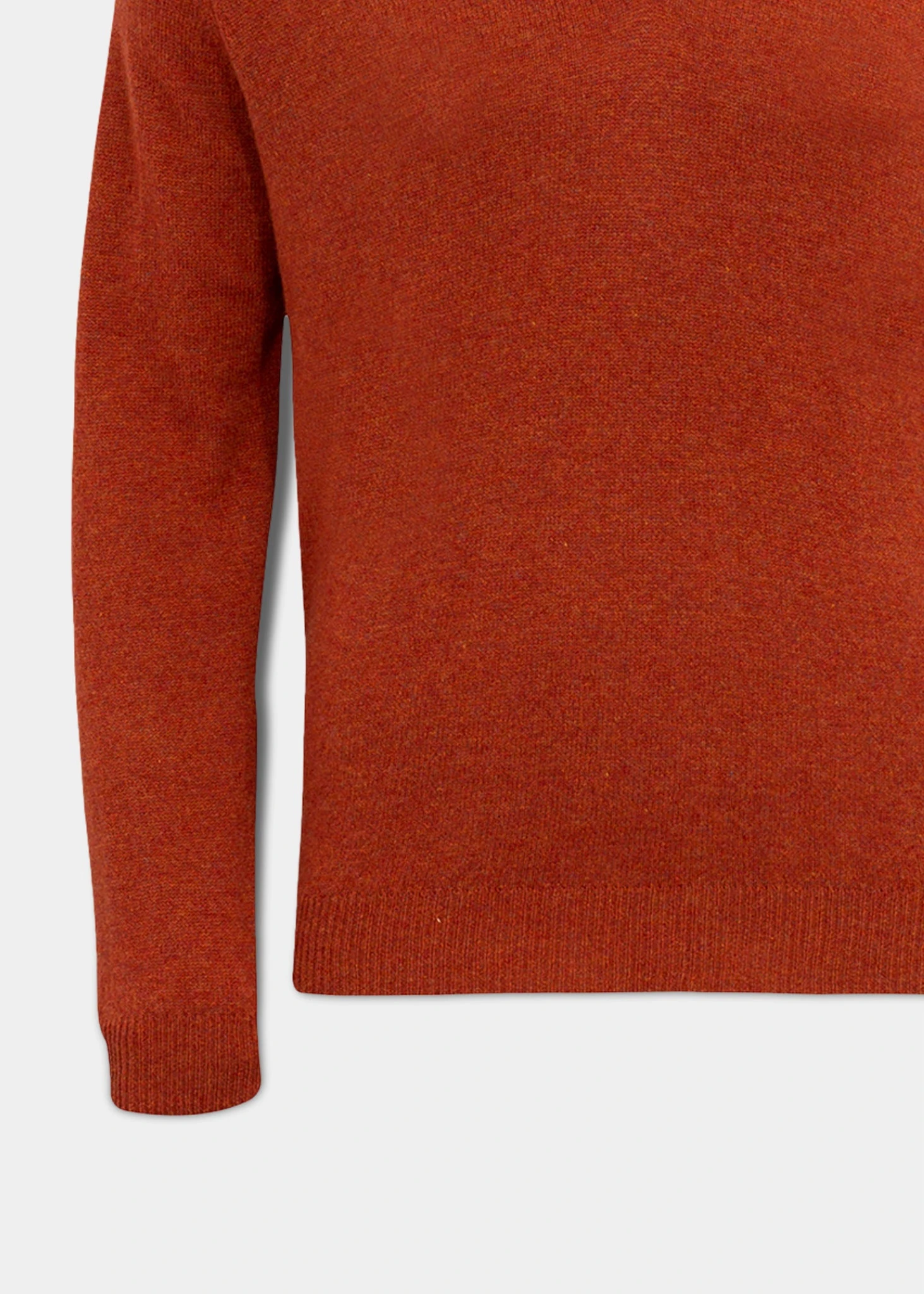 Streetly Men's V Neck Jumper In Tiger - Classic Fit 5 Streetly Men's V Neck Jumper In Tiger - Classic Fit - Image 5