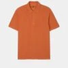 Weymouth Washed Effect Polo Shirt In Amber