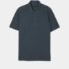 Weymouth Washed Effect Polo Shirt In Navy