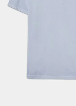 Fritton Pique Polo Shirt In Light Blue -Alan Paine Fashion Store ls2008 fritton mens pique polo shirt light blue 3