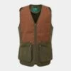 Bredon Men's Shooting Waistcoat In Olive - Regular Fit