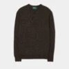 Brisbane Geelong Wool Jumper In Cocoa - Regular Fit