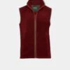 Aylsham Men's Fleece Gilet In Bloodstone - Regular Fit