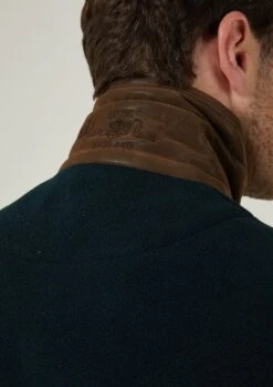 Aylsham Men's Fleece Gilet In Dark Navy - Regular Fit -Alan Paine Fashion Store mens fleece gilet dark navy 5