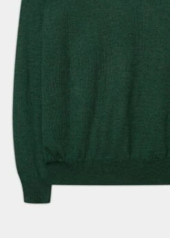 Radstone Men's Merino Wool Jumper In Hunter - Regular Fit 5 Radstone Men's Merino Wool Jumper In Hunter - Regular Fit -Alan Paine Fashion Store merino wool jumper radstone hunter 3