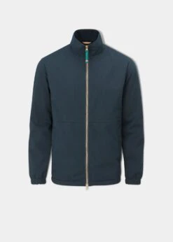Mossley Men's Wind Stopper Jacket In Navy - Regular Fit