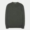Radstone Men's Merino Wool Jumper In Seaweed - Regular Fit