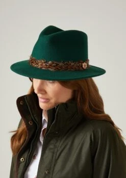 Richmond Ladies Fedora In Bottle 5 Richmond Ladies Fedora In Bottle -Alan Paine Fashion Store richmond ladies fedora hat green 3