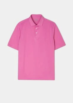 Rockbourne Performance Polo In Carnation - Sports Fit