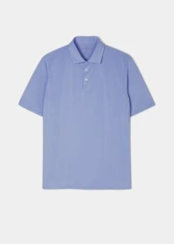 Rockbourne Performance Polo In Light Blue - Sports Fit