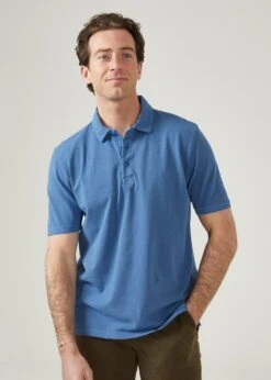 Weymouth Washed Effect Polo Shirt In Regatta 8 Weymouth Washed Effect Polo Shirt In Regatta -Alan Paine Fashion Store weymouth short sleeve polo shirt regatta 3